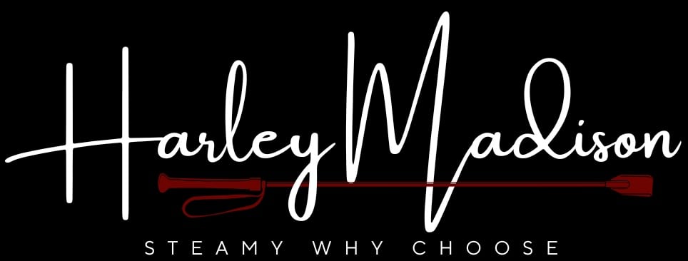 A logo on a black background featuring the name Harley Madison