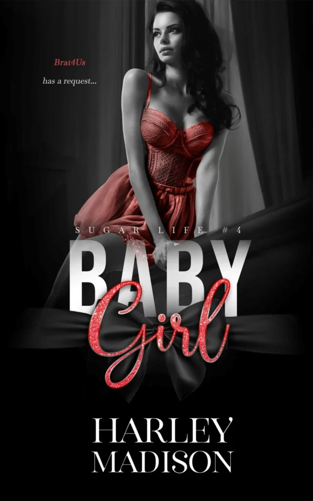 Book cover featuring a woman in a red dress.